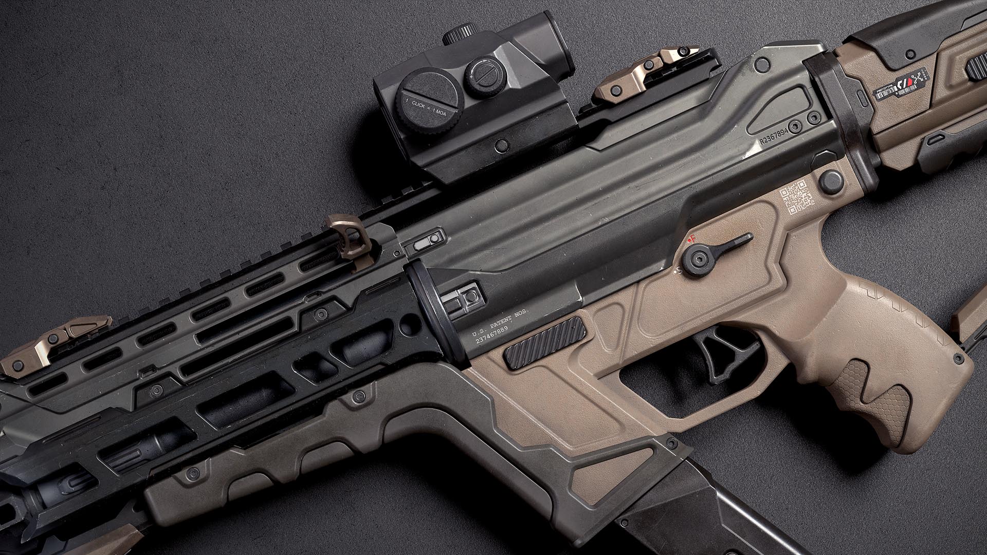 assault rifle 3d art