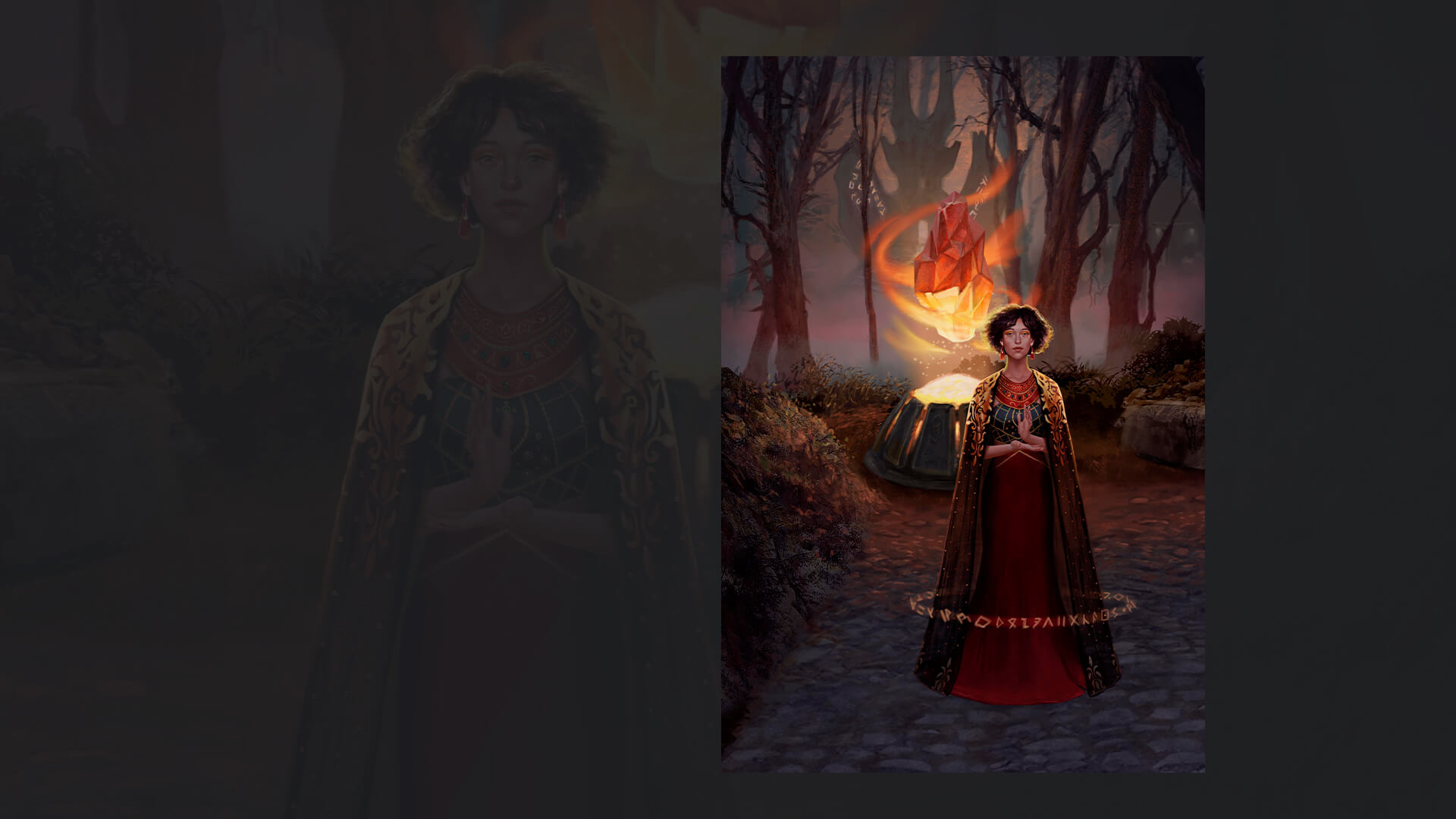 2D illustration – Enchantress