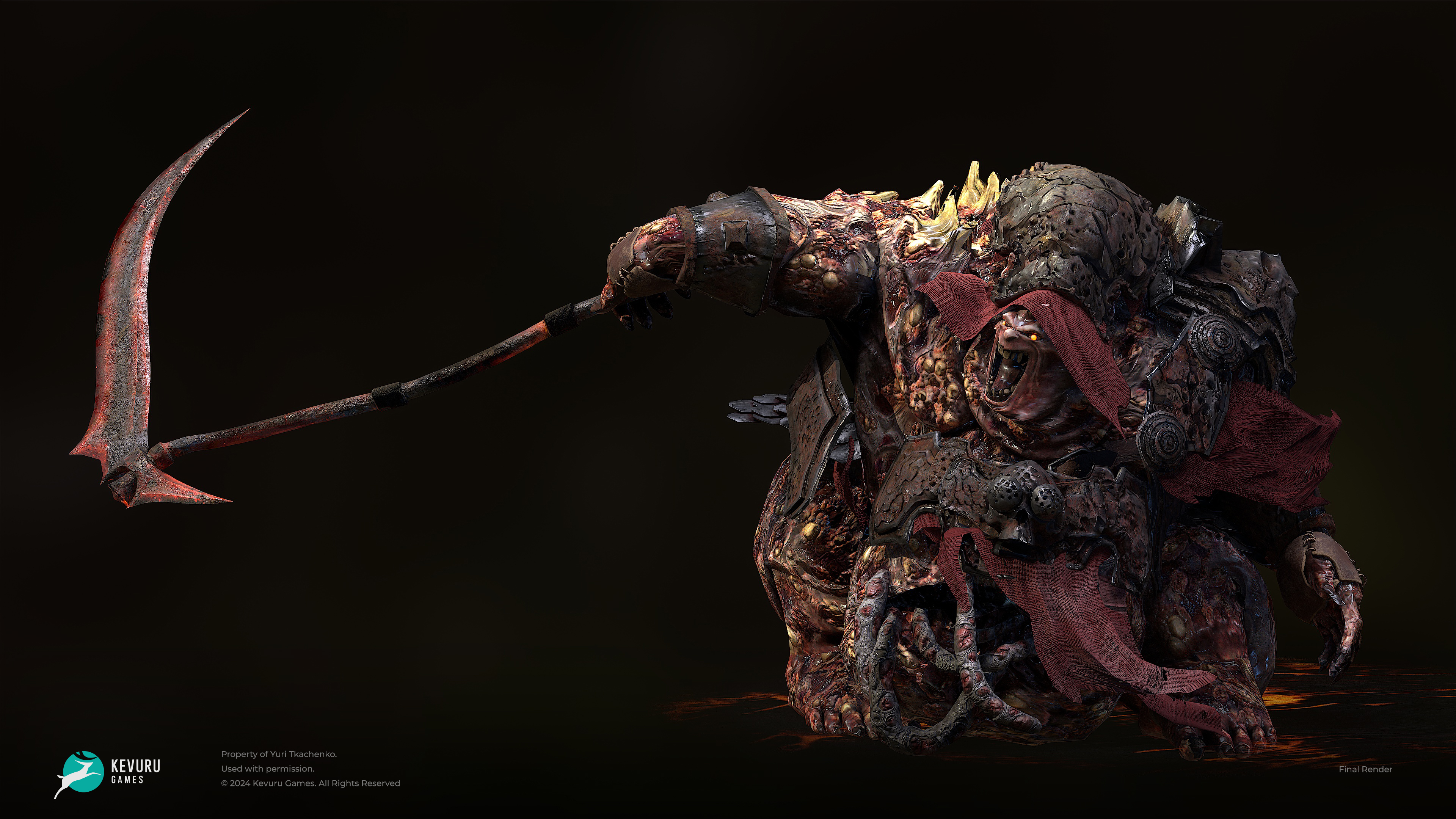 Monster with a scythe