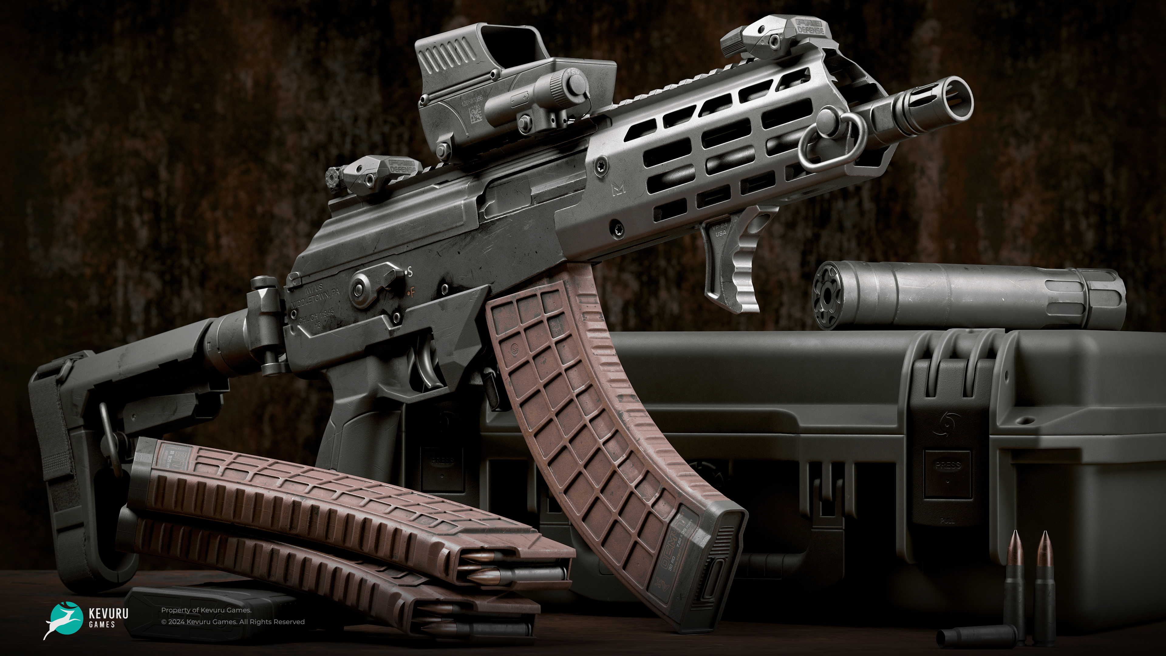 3D props – Galil ACE Gen II Rifle