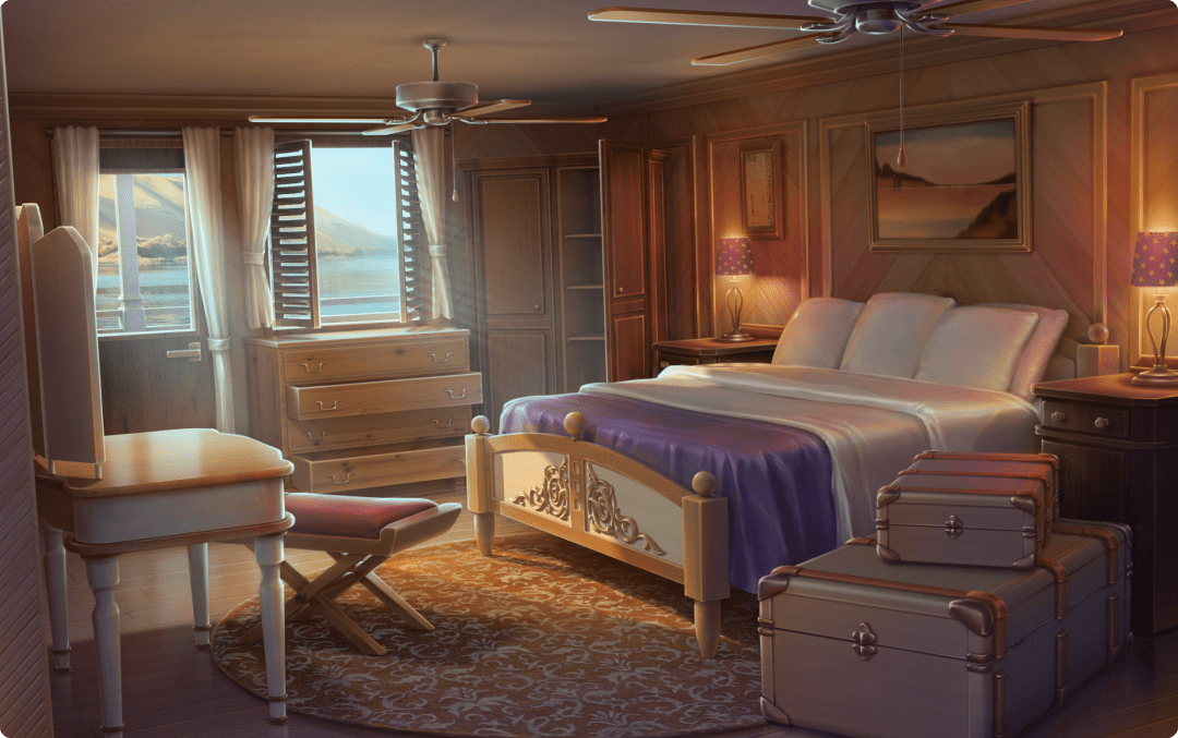 Mystery Match Village bedroom